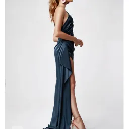 Lexi Samira Maxi Dress Orion Blue Size 8 for rent on The Volte - image 2