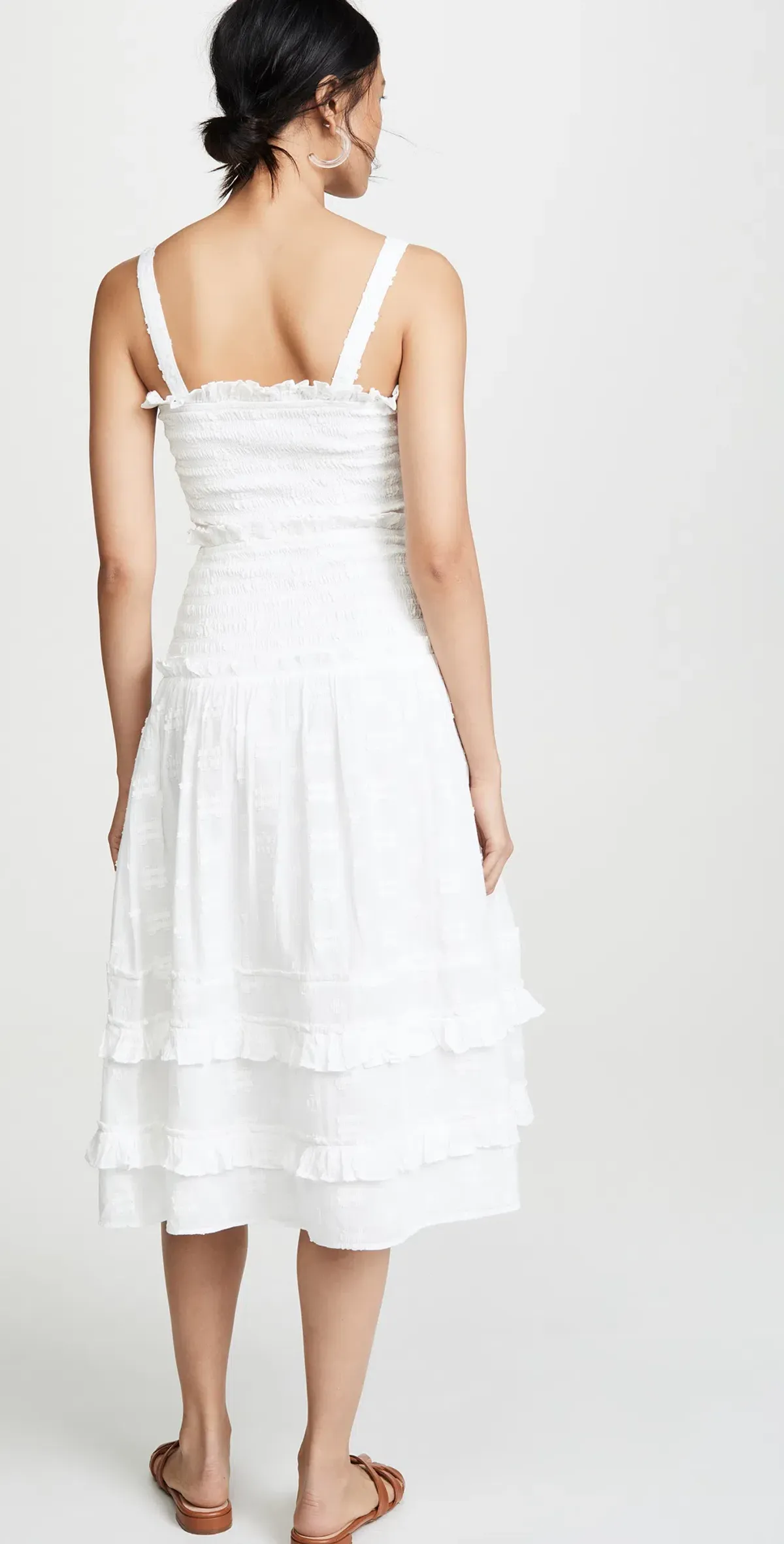 Steele Datsy Midi Dress White Size 6 - Image 5