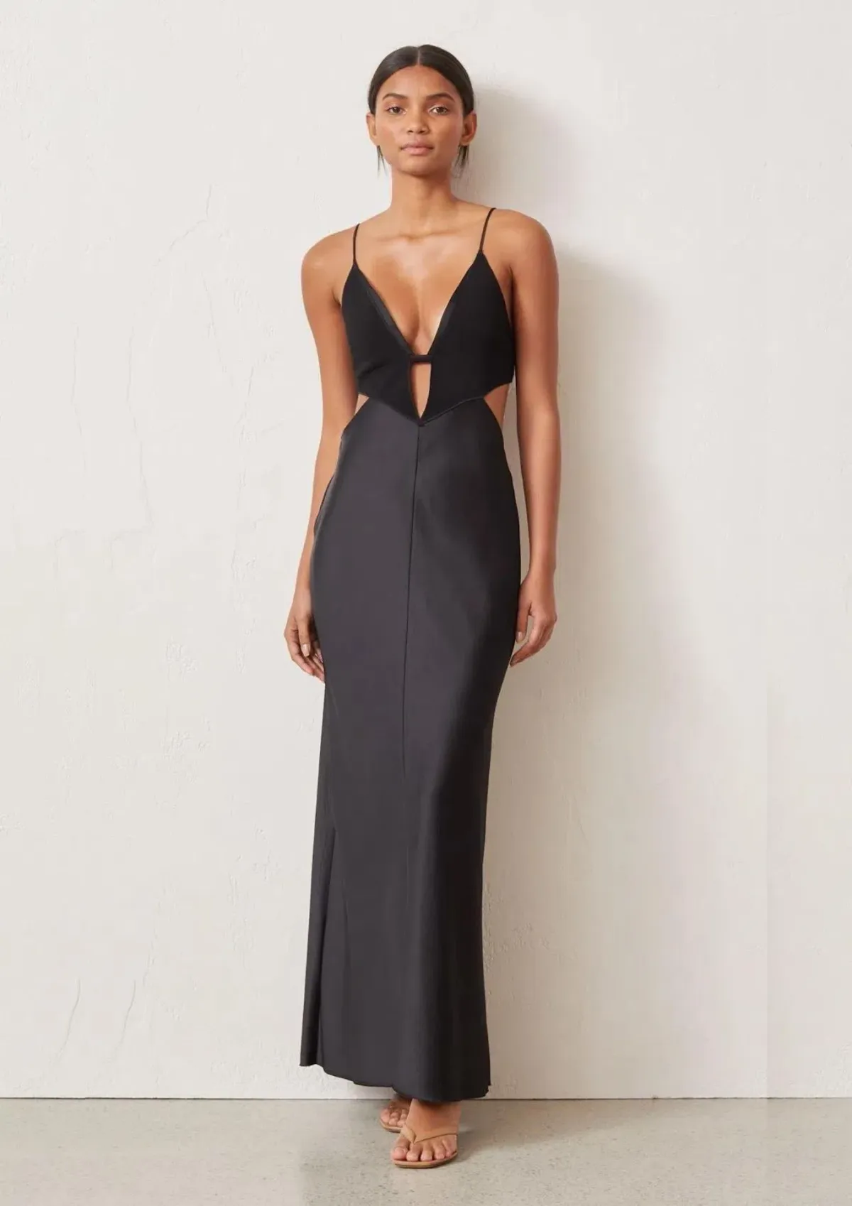 Bec & Bridge Seraphine Plunge Dress Black Size 6 - Image 1