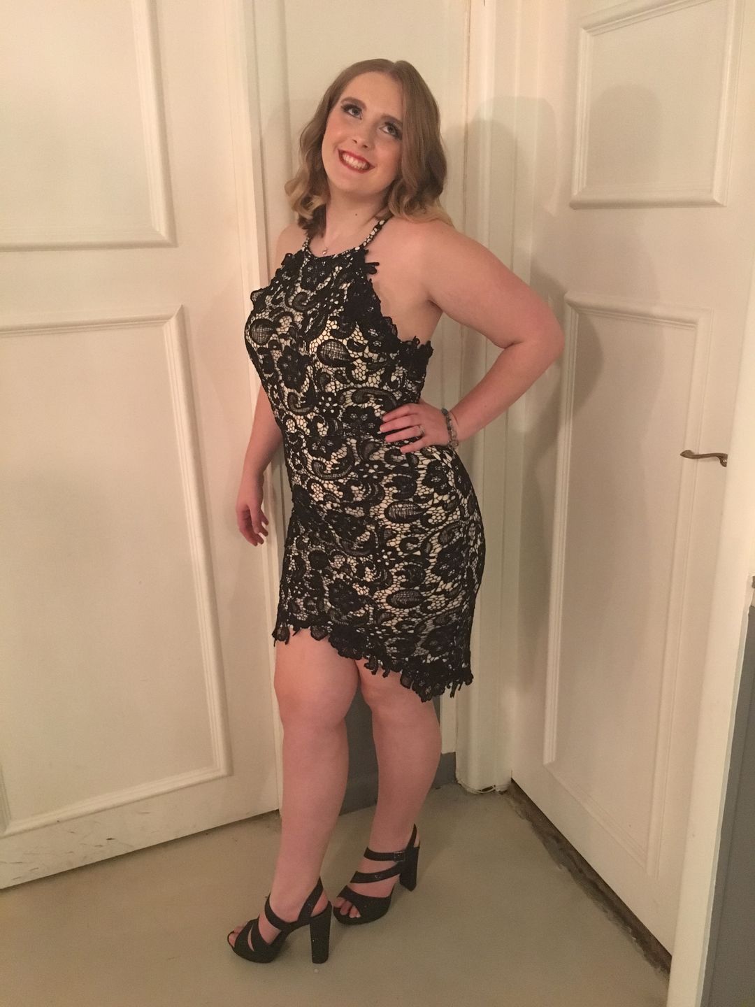 Black and White Midi Size 12 for rent on The Volte - main image