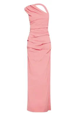 Sir The Label Giacomo Gathered Maxi Dress Pink Size 10 for rent on The Volte - image 3