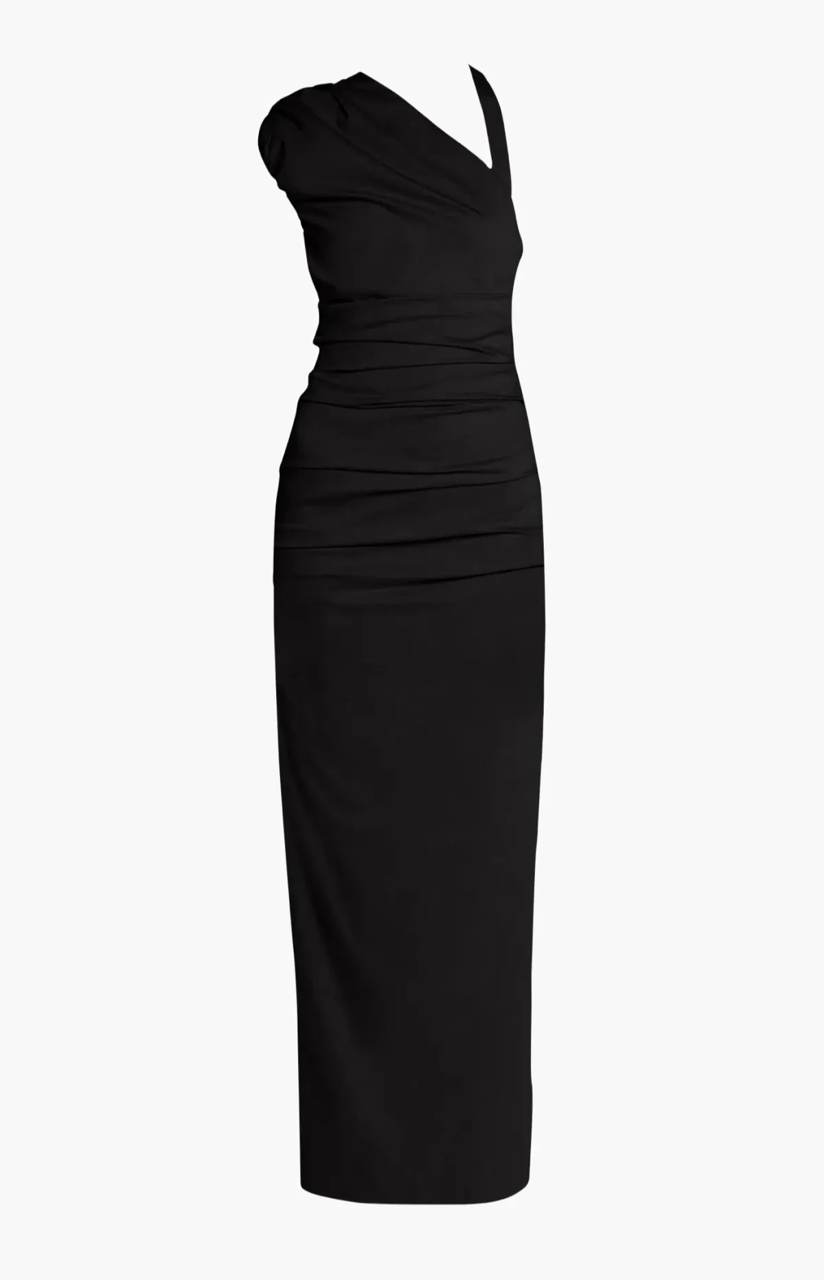 Sir the Label Giacomo Gathered Gown Black Size 10 - Image 3