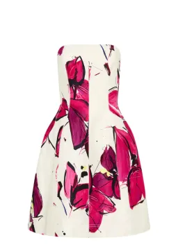 Aje Baret Strapless Mini Dress Floral Size 10 for rent on The Volte - image 5