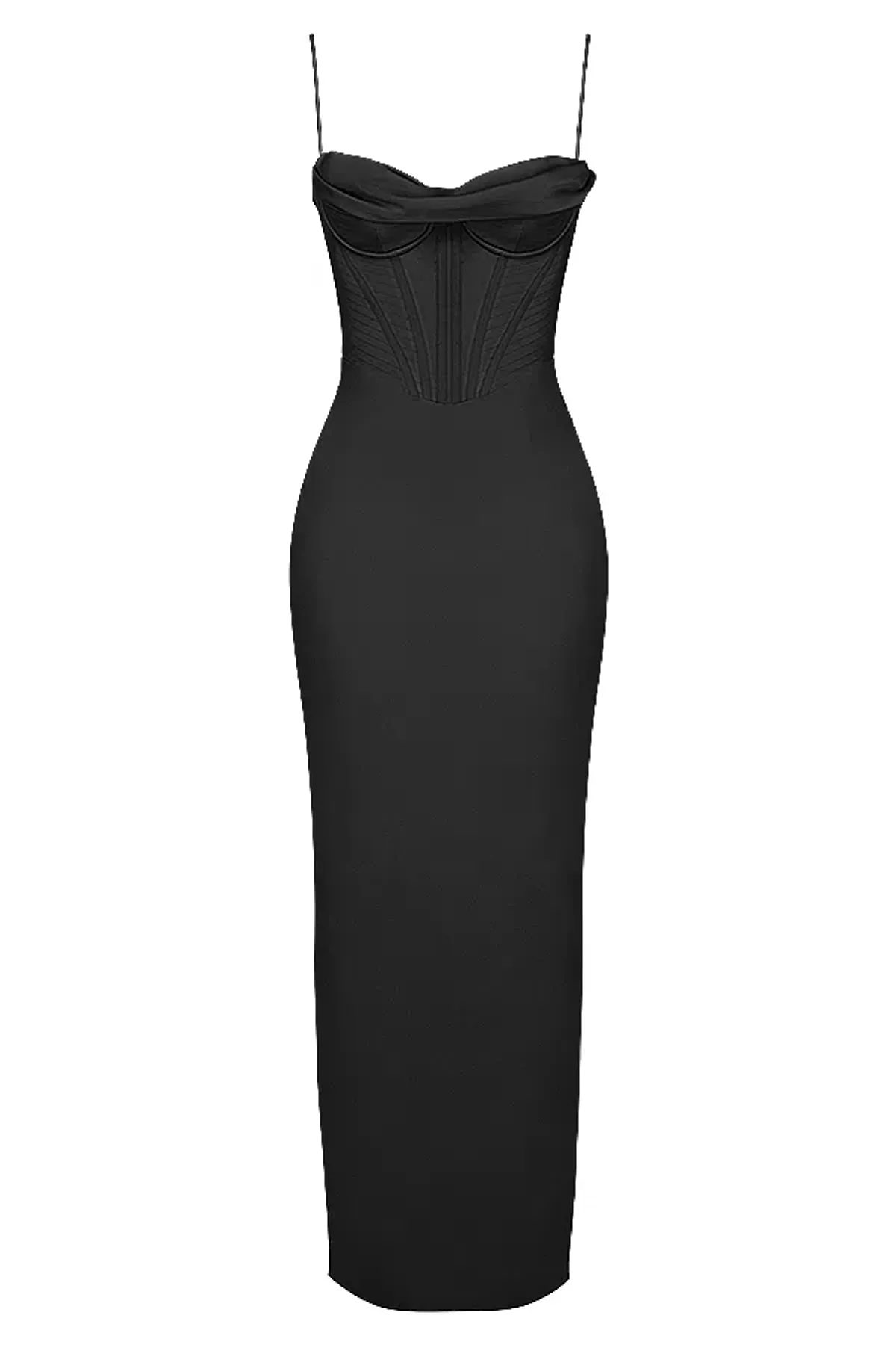 House of CB Charmaine Corset Maxi Dress Black Size S / AU 8 (Cup D-E) - Image 6