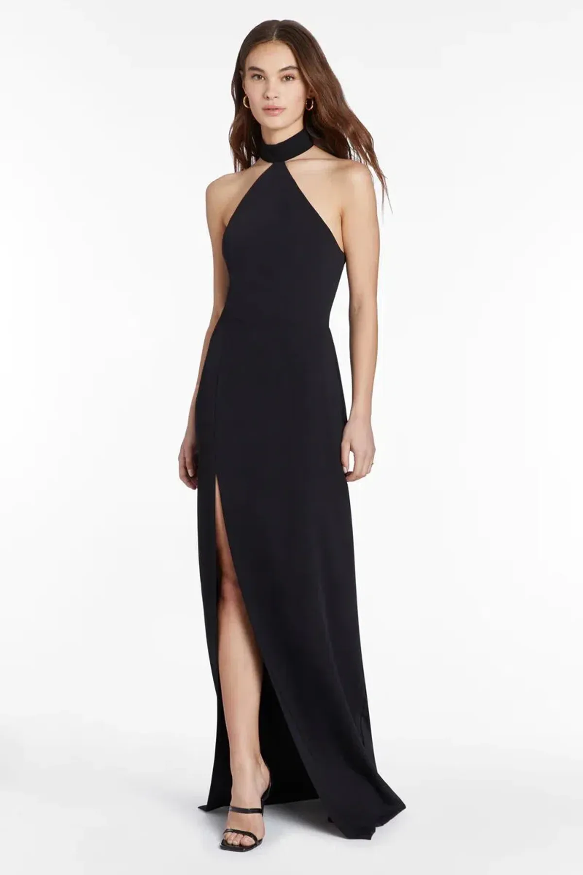 Amanda Uprichard Queens Maxi Gown Black Size 8 for rent on The Volte - main image