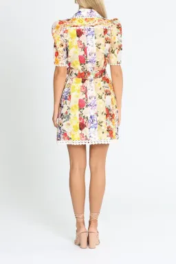 Zimmermann Wonderland Shirt Dress Multi Size 10 AU for rent on The Volte - image 3