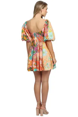 Zimmermann Lola Panelled Mini Dress Multi Size 12 AU for rent on The Volte - image 3