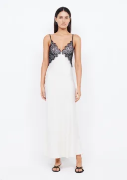 Bec & Bridge Emery Lace Maxi Dress Ivory/Black Size 8 for rent on The Volte - image 1