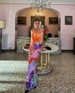 With Harper Lu Riviera Slip Dress Multi Size S/Au 8 for rent on The Volte - image 2