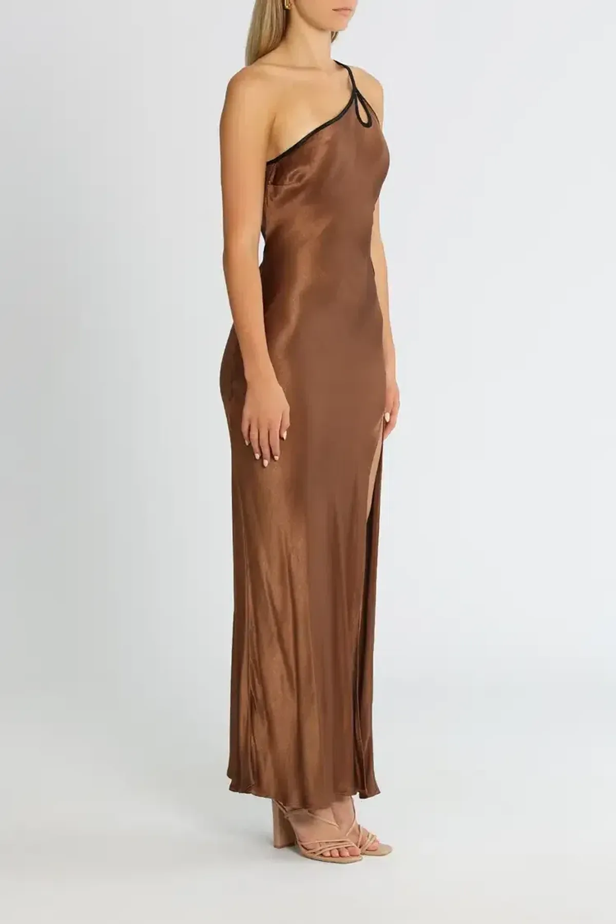 Bec and Bridge Kehlani Maxi Dress in Chocolate Size 14 - Image 4