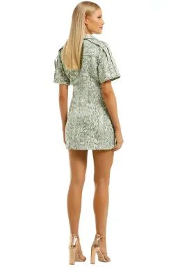CMEO Collective Energised Dress in Ivy Woodgrain Size 8 for rent on The Volte - image 3