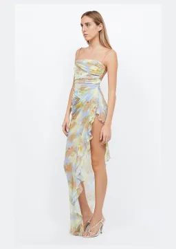 Bec & Bridge Zephy Asym Dress Floral Size 8 for rent on The Volte - image 1