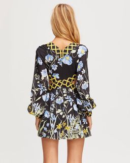 Alice Mcall Flower Girl Mini Dress Black Size 4 for rent on The Volte - image 2