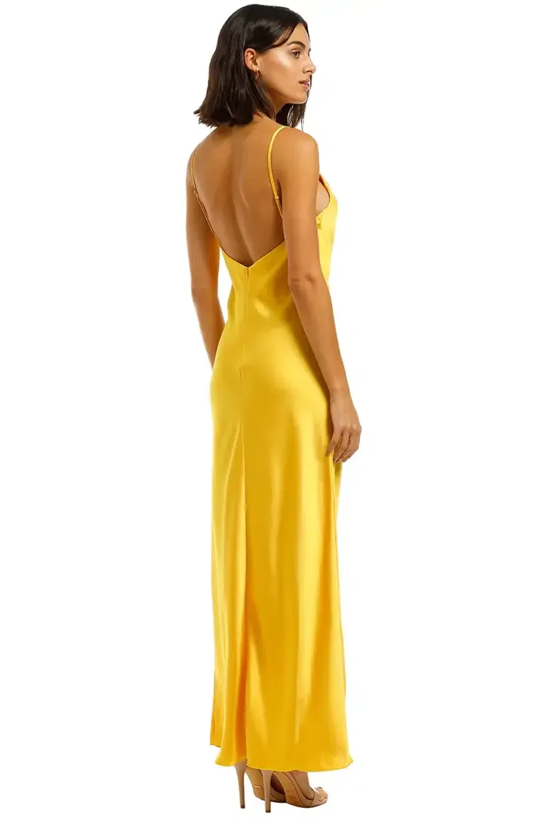 Camilla and Marc Aubrey Slip Dress in Sunburst Yellow Size 12 for rent on The Volte - main image