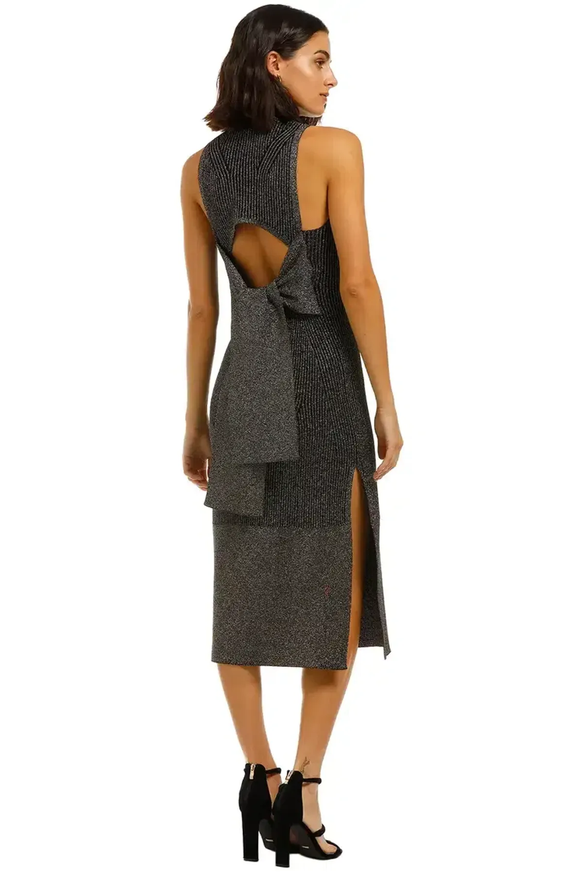 Camilla and Marc Perry Dress in Gunmetal Size 12 - Image 3