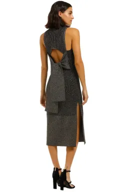 Camilla and Marc Perry Dress in Gunmetal Size 12 for rent on The Volte - image 3