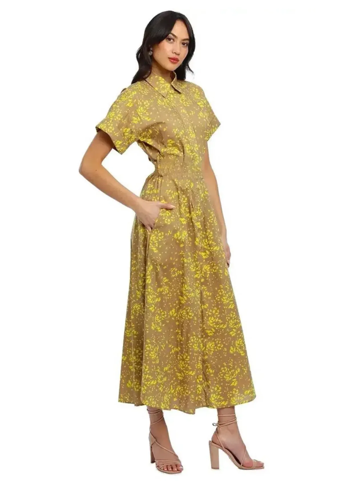 Camilla and Marc Maya Midi Dress in Capri Print Size 10 - Image 1