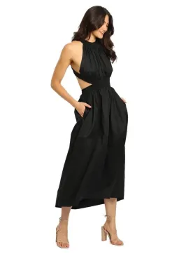 Camilla and Marc Pollina Midi Dress in Black Size 12 for rent on The Volte - image 1
