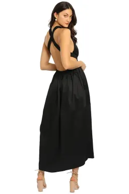 Camilla and Marc Pollina Midi Dress in Black Size 12 for rent on The Volte - image 3