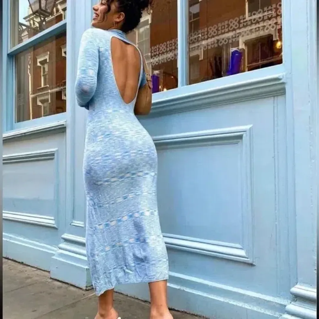 Atoir The Altair Midi Dress Celestial Illusion Size 10 for rent on The Volte - main image