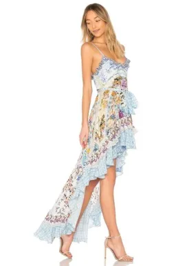 Camilla Girl Next Door High Low Button-down Dress Print Size M/Au 10 for rent on The Volte - image 2
