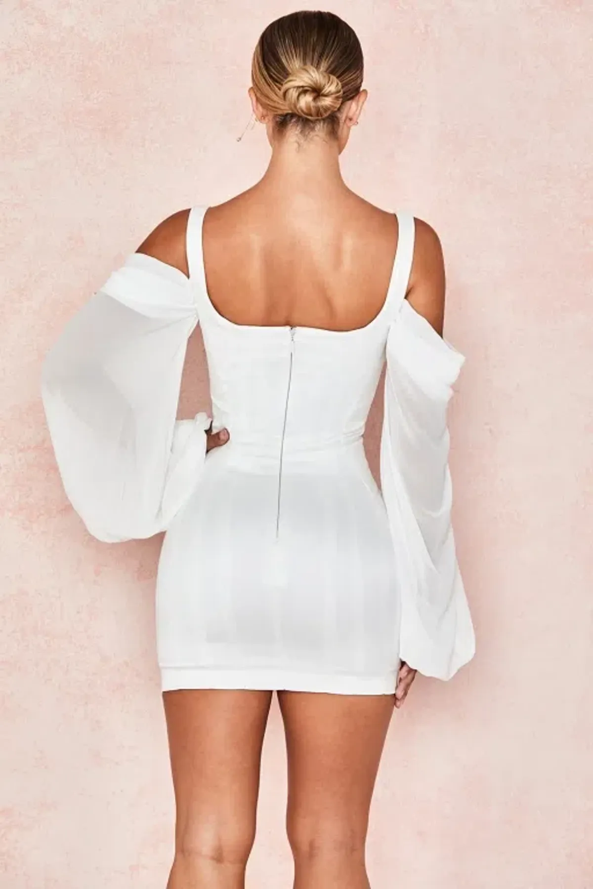 House Of Cb Eva Dress White Size 12 - Image 3
