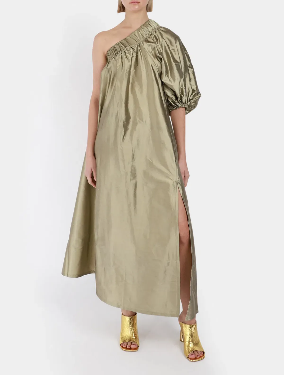 ARTCLUB Aster Dress Sage One Size - Image 1