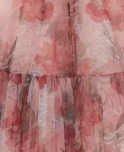 Leo Lin Rae Bustier Midi Dress in Azalea Print Size 14 for rent on The Volte - image 4