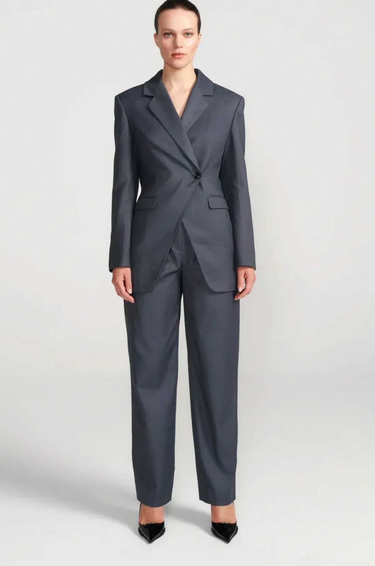 Henne Joie Blazer Grey Size XS/AU 6 - Image 1