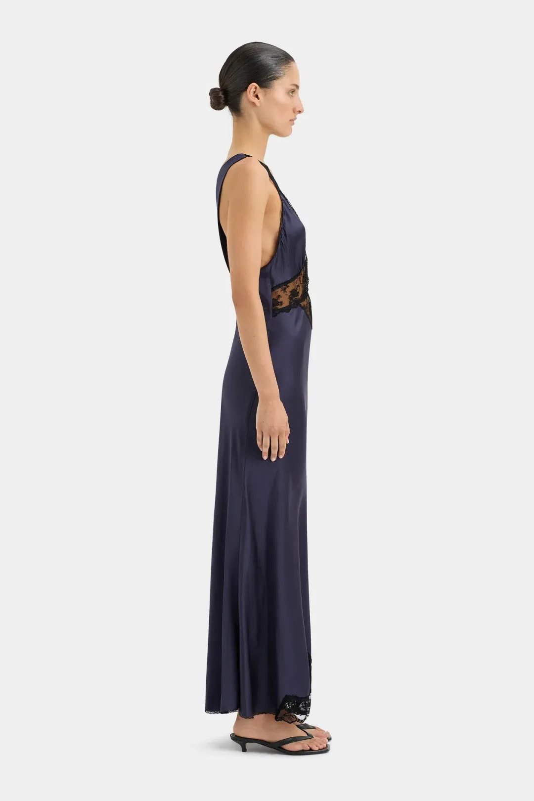 Sir the Label Aries Cut Out Gown Navy Size 2/AU 10 for rent on The Volte - main image