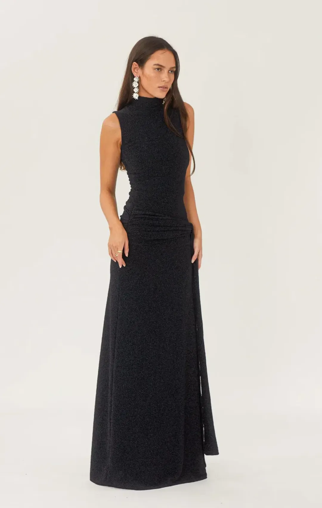 Arcina Ori Monica Dress Midnight Blue Size L/AU 12 for rent on The Volte - main image