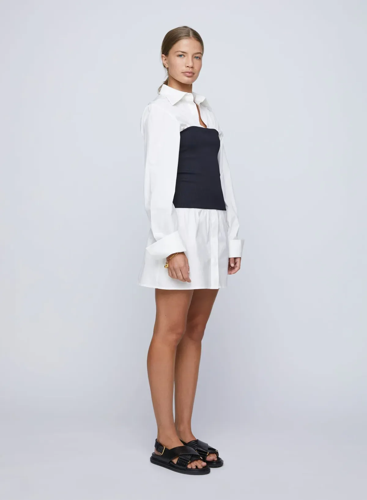 Anna Quan Claudia Dress in Swan White Black Size 8 - Image 2