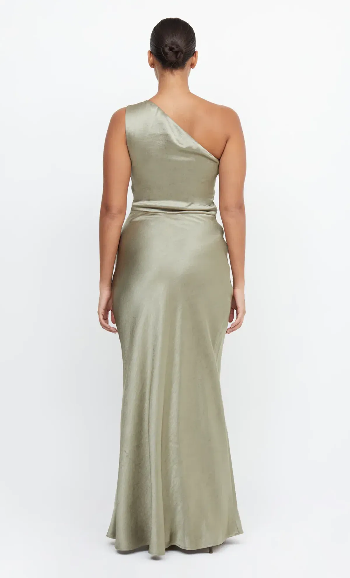 Bec & Bridge The Dreamer Asym Dress Sage Size 8 - Image 5
