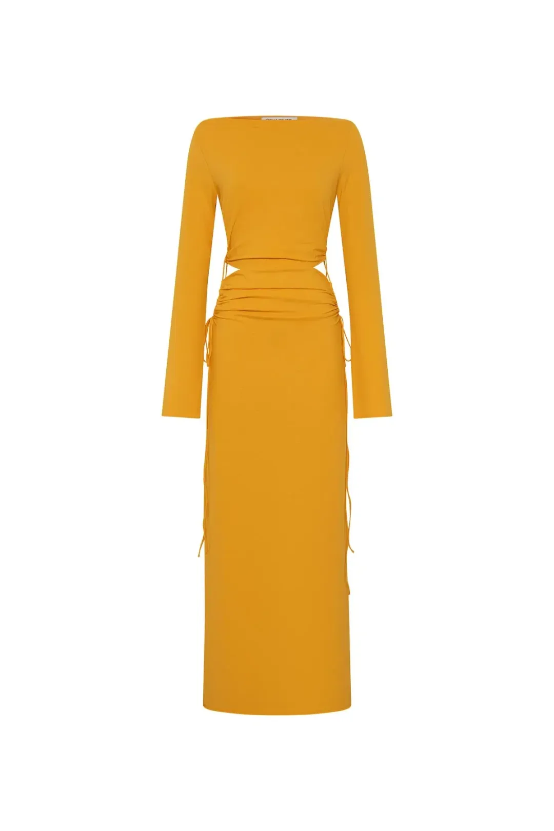 Camilla and Marc Alexandre Dress Marigold Yellow Size 14 for rent on The Volte - main image
