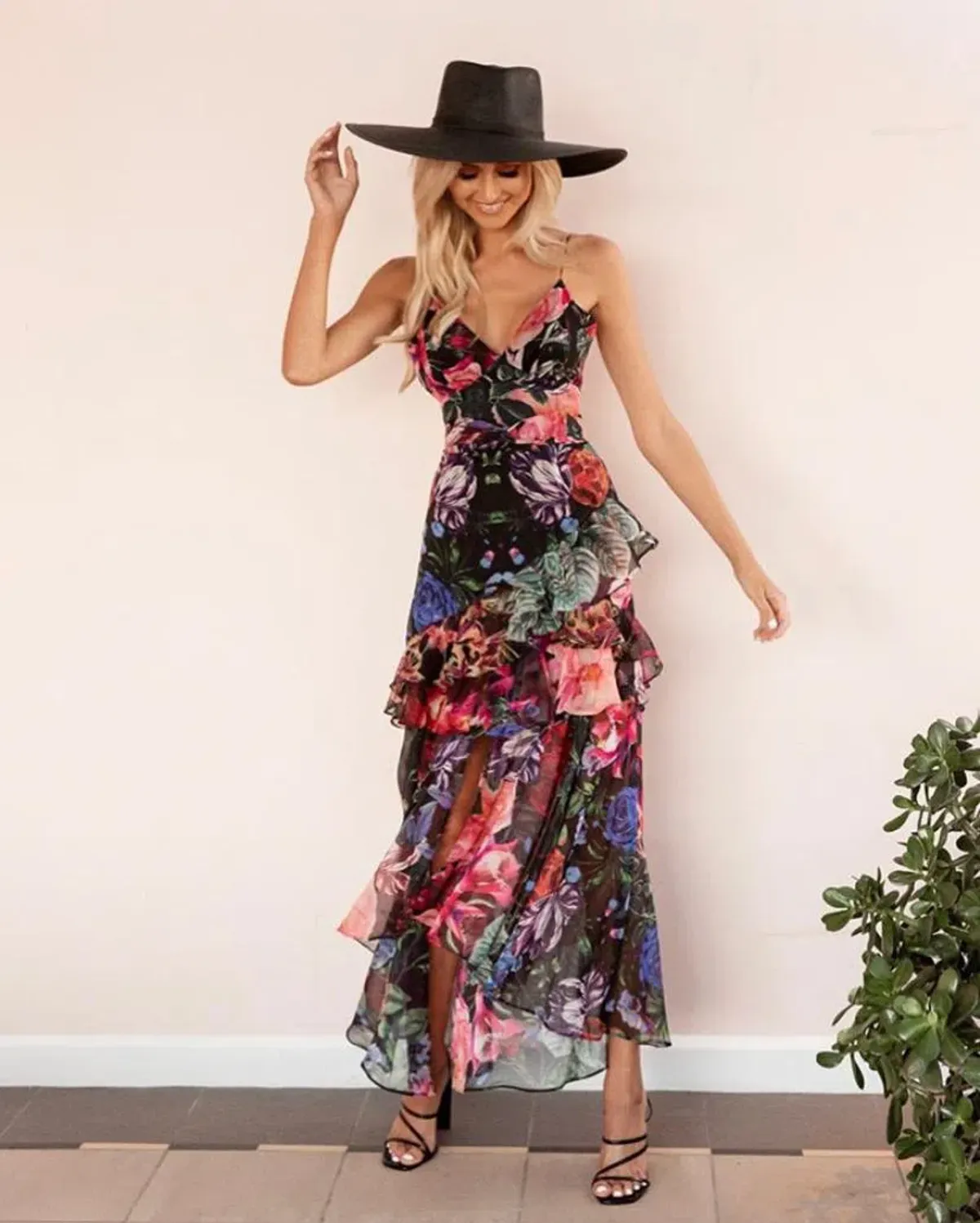 Shieke Jewel Midi Dress Floral Size 8 - Image 1