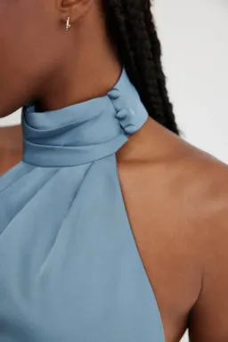 Significant Other Darcy Backless Dress in Petrol Size 10 for rent on The Volte - image 4