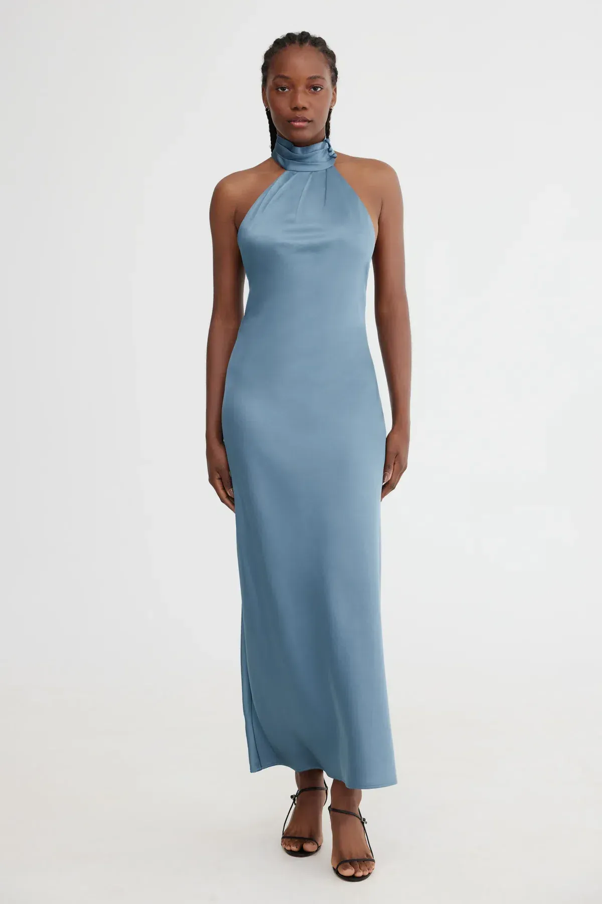 Significant Other Darcy Backless Dress in Petrol Size 10 for rent on The Volte - main image