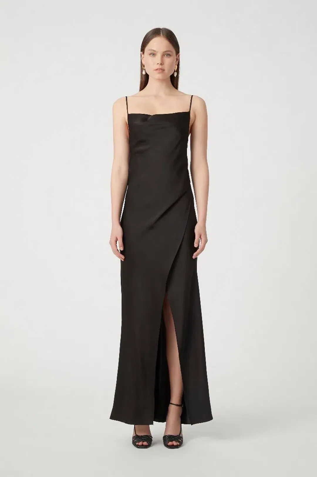 Camilla and Marc Blakely Dress in Black Size 10 for rent on The Volte - main image