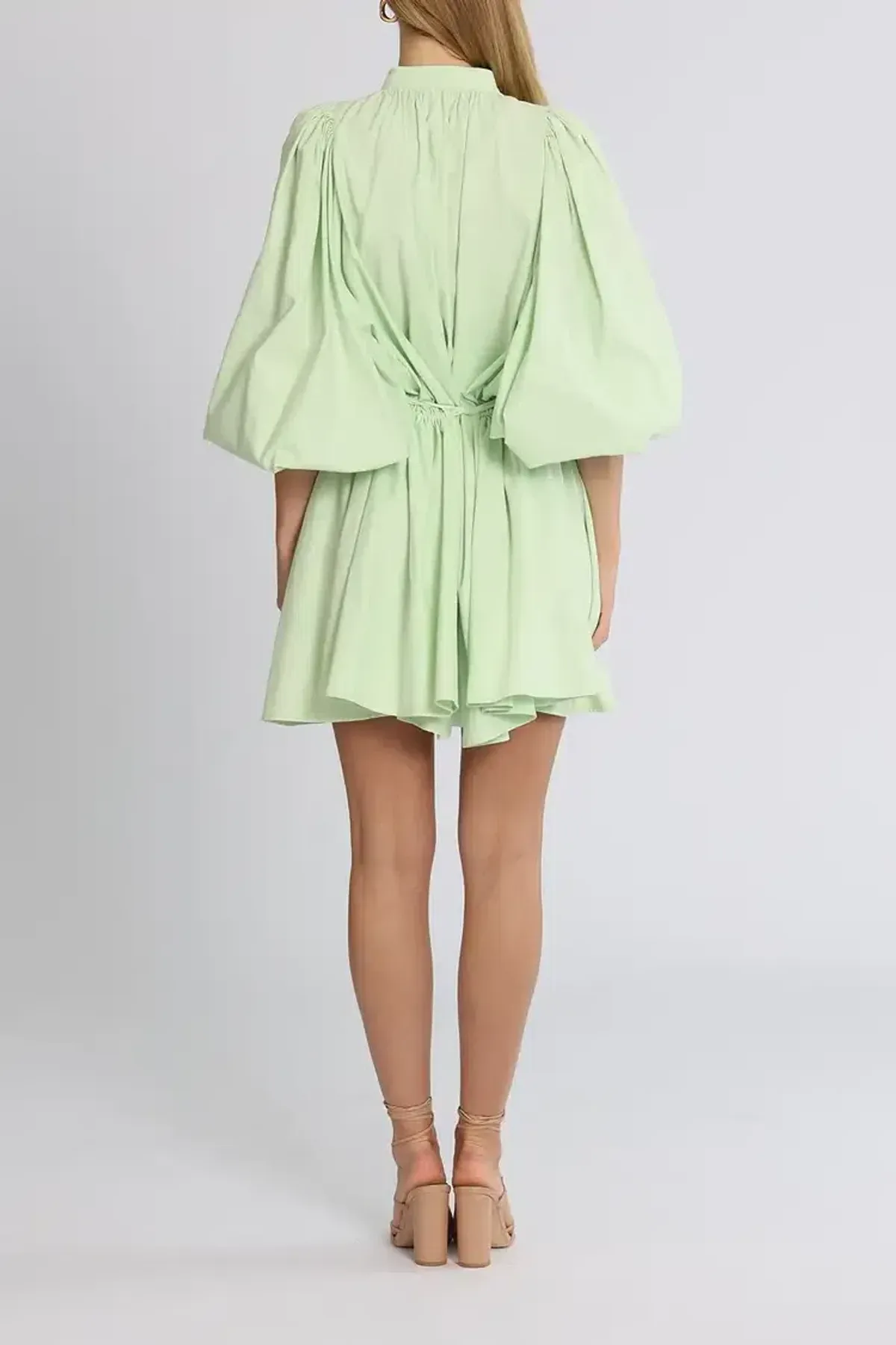 Camilla and Marc Kyra Mini Dress in Sour Apple Size 8 - Image 4