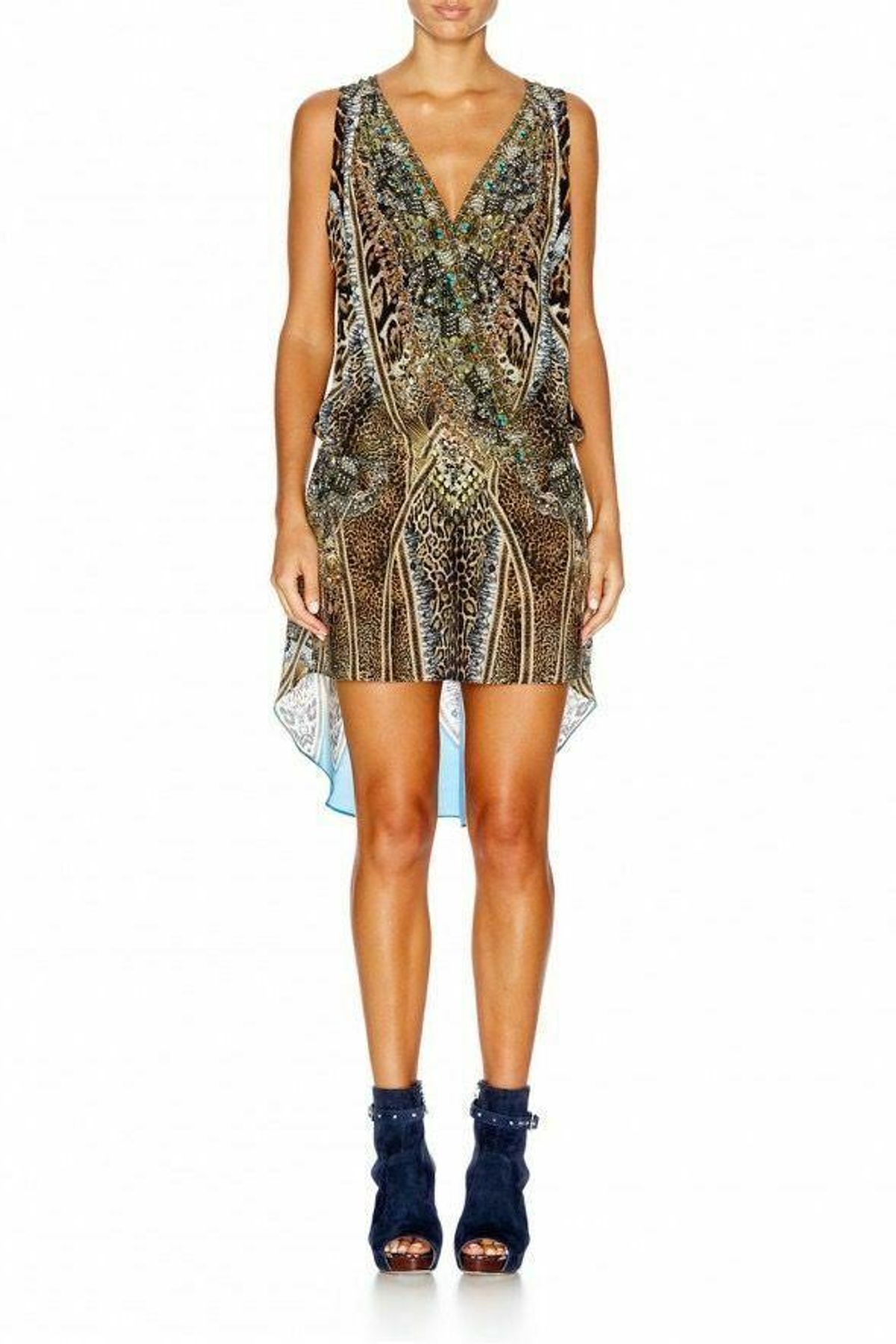 Camilla Rapturous Cross Over Dress - Size 6-10 for rent on The Volte - main image