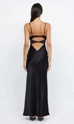 Bec & Bridge Ashton Cut Out Mesh Maxi Dress in Black Size 6 AU for rent on The Volte - image 3
