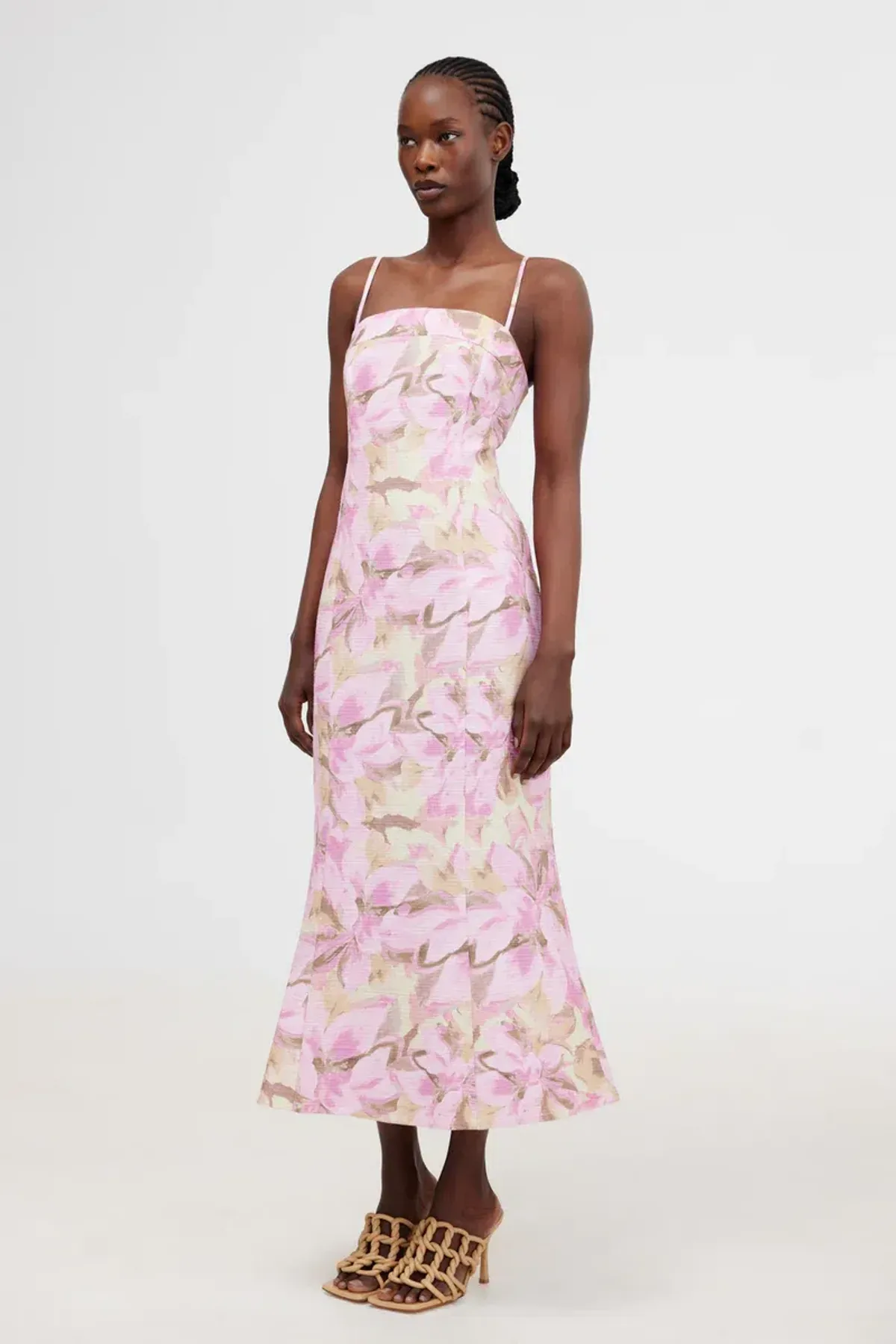 Significant Other Beatrice Midi Dress in Pink Lily Size 10 - Image 2