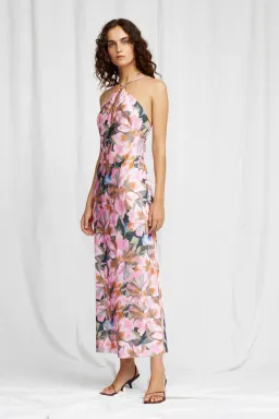 Significant Other Louisa Midi Dress in Midnight Lily Size 8 for rent on The Volte - image 2
