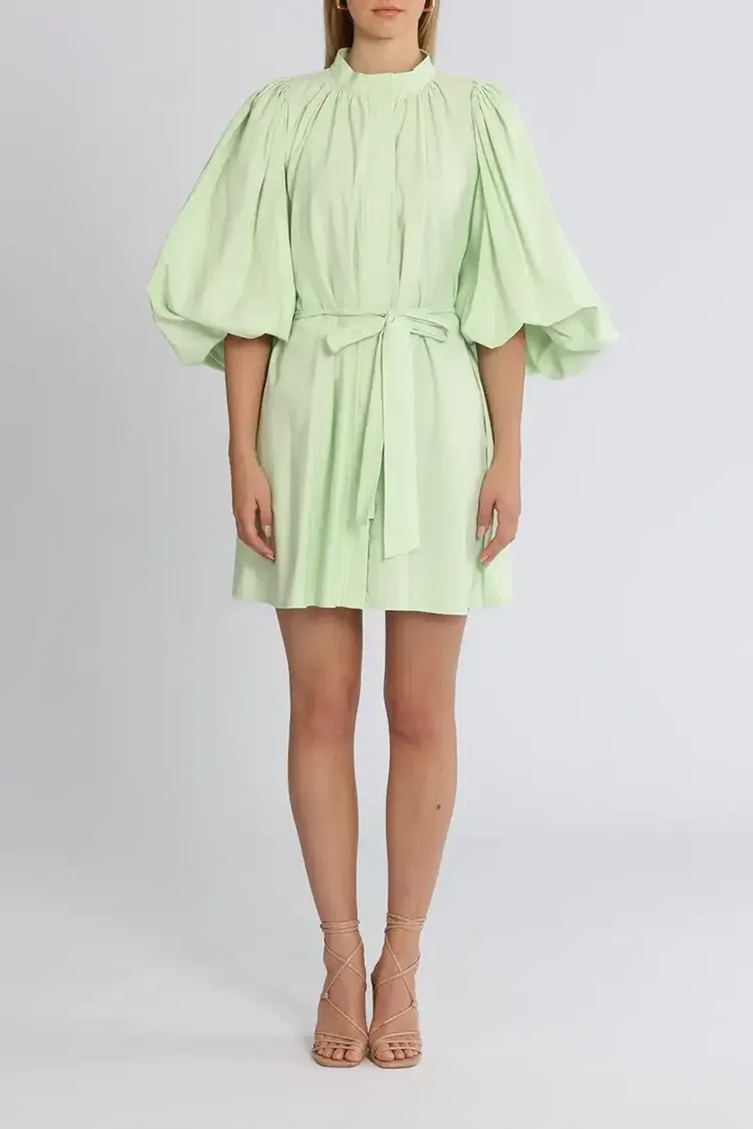 Camilla and Marc Kyra Mini Dress in Sour Apple Green Size 8 for rent on The Volte - main image