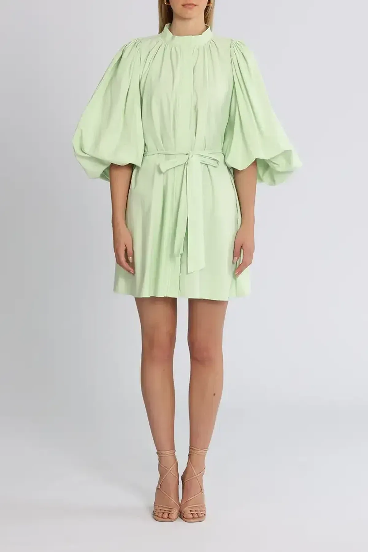 Camilla and Marc Kyra Mini Dress in Sour Apple Green Size 8 - Image 1