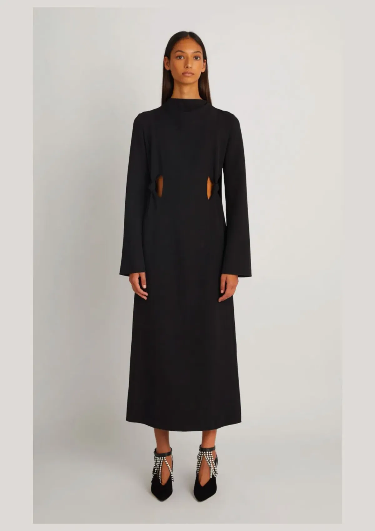 Camilla and Marc Knight Dress in Black Size 8 for rent on The Volte - main image