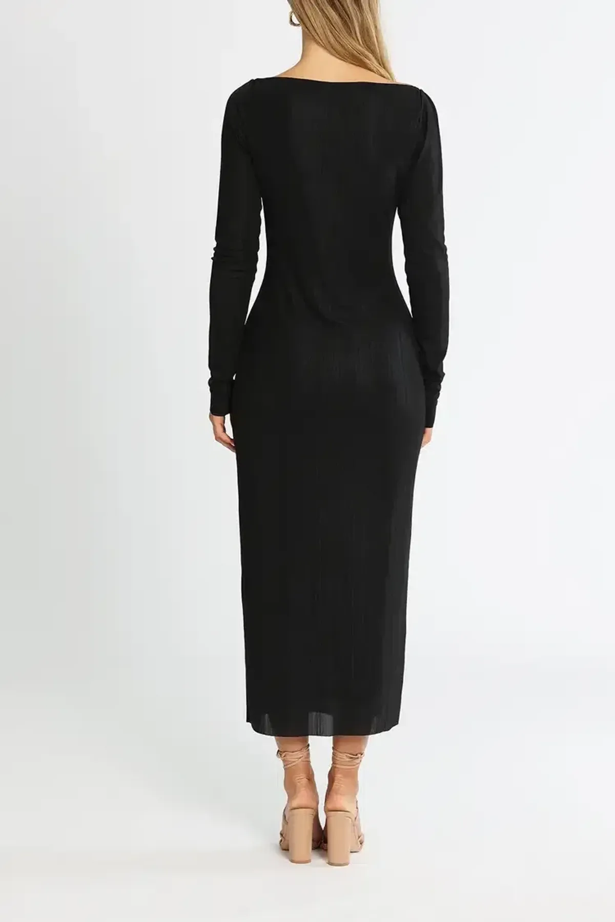 Camilla and Marc Verner Midi Dress in Black Size 12 - Image 3