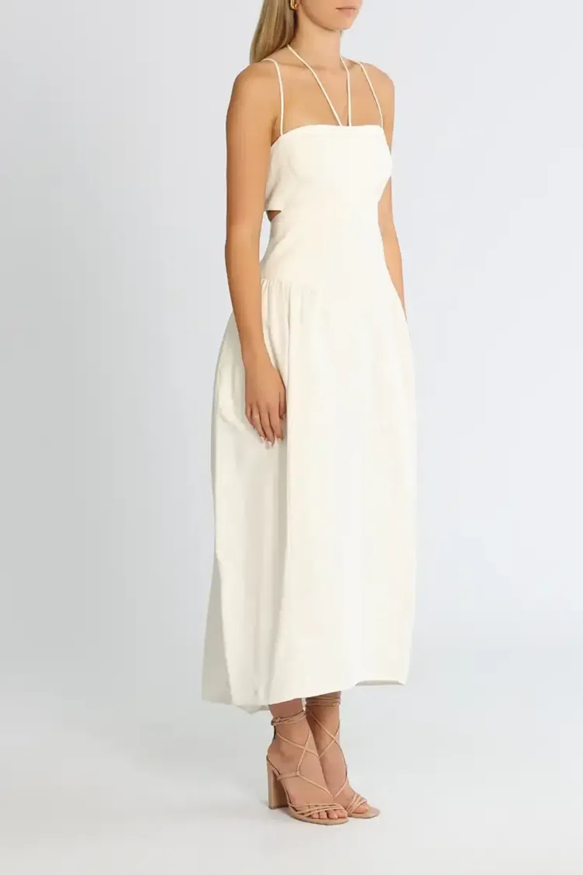 Camilla and Marc Alina Midi Dress in Cream Size 12 - Image 2