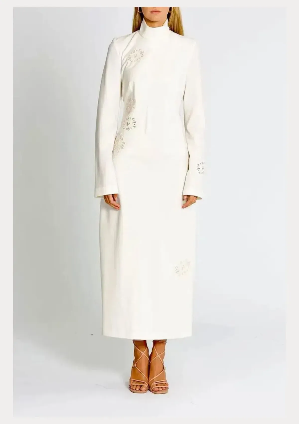 Camilla and Marc Viola Midi Dress in Cream Size 12 - Image 1