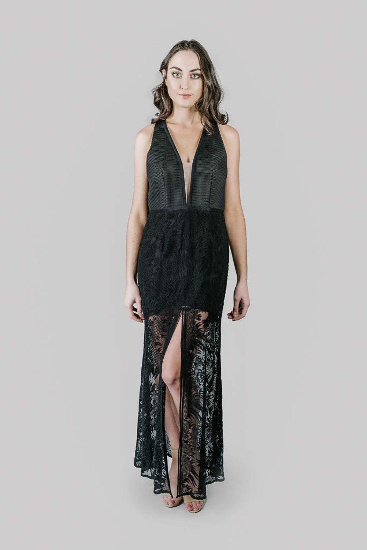 Manning Cartell Black Reverie Lace Dress size 12 - Image 1